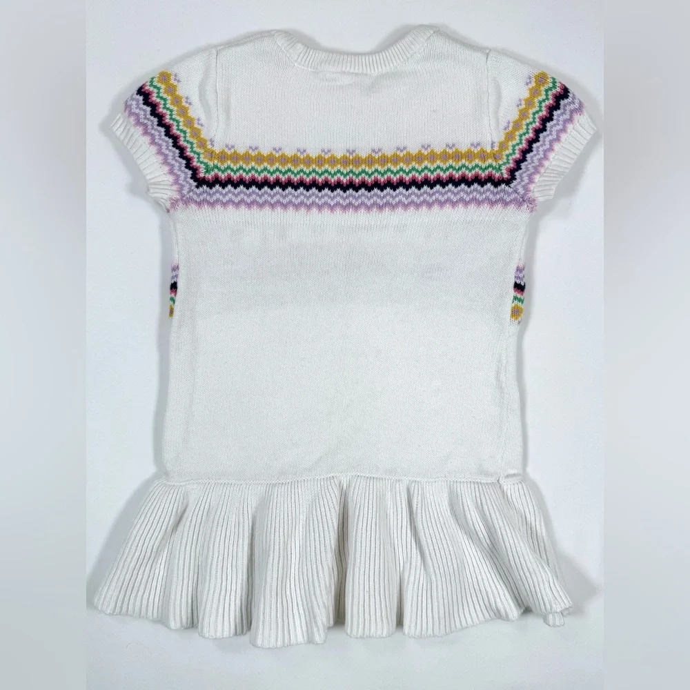 GYMBOREE Girls School Alphabet Rainbow ABC‎ Crayon Knit Sweater Dress 2T Kidcore